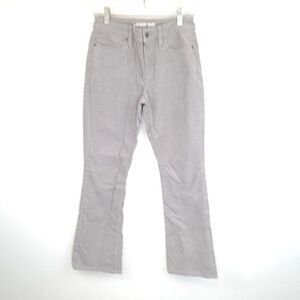 Lands End Corduroy Mid Rise Bootcut Grey Jeans Pants